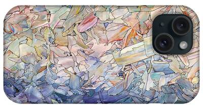 Ocean Stained Glass Ocean iPhone Cases