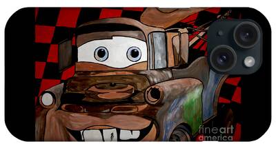 Disney Pixar Cars Tow Mater Finish Coffee Mug by Aarohl Arais - Pixels