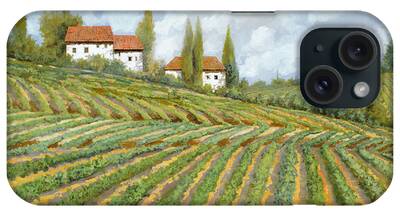 Tuscany Paintings: Guido Borelli White iPhone Cases