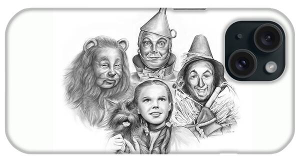 Wizard Drawings iPhone Cases