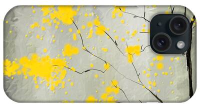 Fall Foliage Paintings iPhone Cases