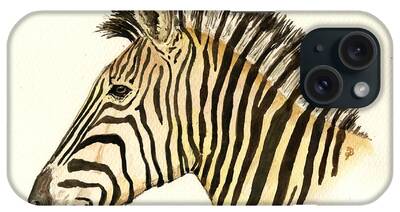 Zebra Head iPhone Cases