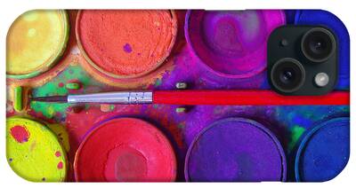 Vivid Color Palette iPhone Cases
