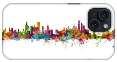 City Digital Art iPhone Cases