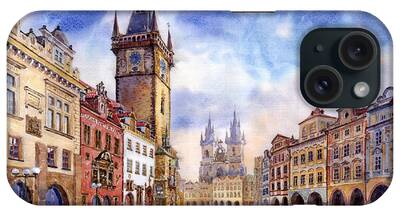 Old Town Square iPhone Cases