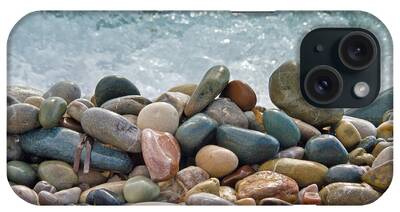Beach Stones Colorful Rocks iPhone Cases