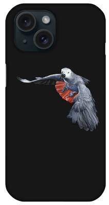 African Gray Parrot iPhone Cases