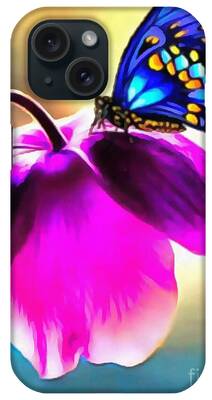  Painting - Butterfly Floral by Catherine Lott
