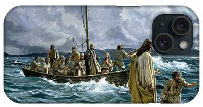 Jesus Walking On Water iPhone Cases