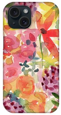Garden Greeting Color iPhone Cases