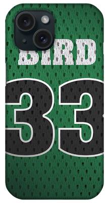 Larry Bird Boston Celtics Retro Vintage Jersey Closeup Graphic Design Mixed  Media by Design Turnpike - Pixels