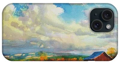 Rural Life Paintings iPhone Cases