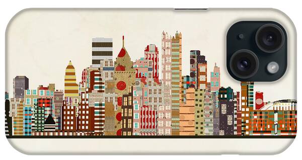 Pittsburgh Map iPhone Cases