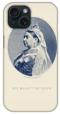 British Royalty Mixed Media iPhone Cases