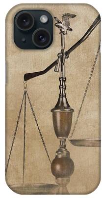 Scale Of Justice iPhone Cases
