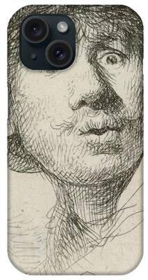 Astonishment Drawings iPhone Cases