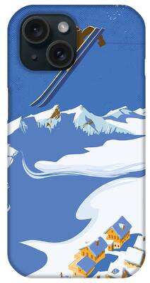 Alpine Skier iPhone Cases