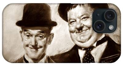 Oliver Hardy iPhone Cases
