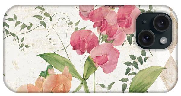 Pink Sweet Peas iPhone Cases