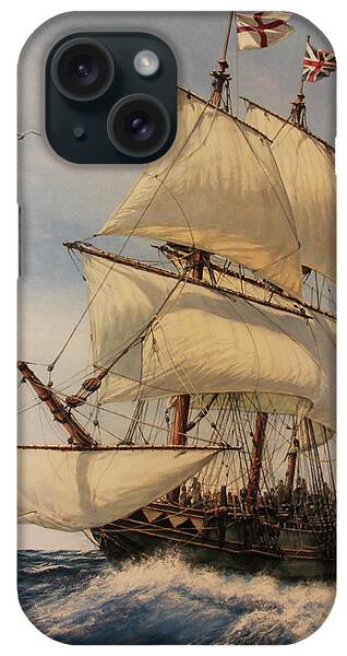 Sailing-ships Paintings iPhone Cases