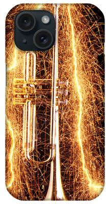 Golden Trumpet iPhone Cases