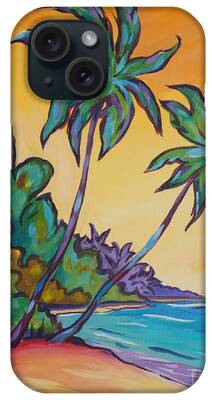 Tropical Stain Glass iPhone Cases