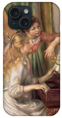 The Music Lesson Paintings iPhone Cases