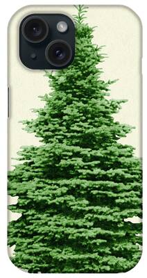 Evergreen Drawings iPhone Cases