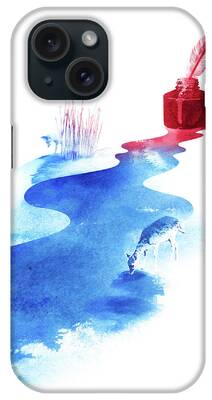 Caligraphy Paintings iPhone Cases