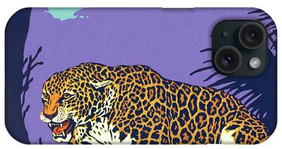 Cheetah Illustrations iPhone Cases