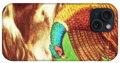 Hunting Bird Drawings iPhone Cases