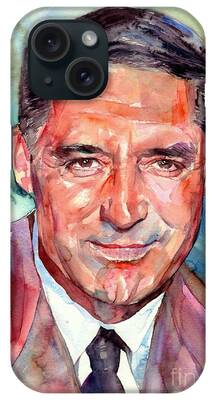 Cary Grant Paintings iPhone Cases