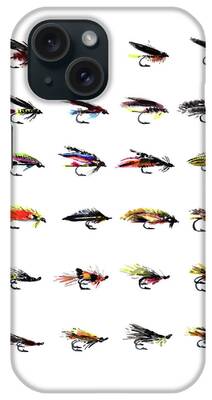 Fishing Enthusiast Paintings iPhone Cases