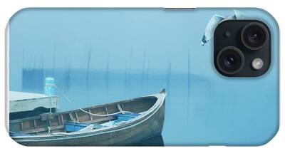 Seagull Over Bay iPhone Cases