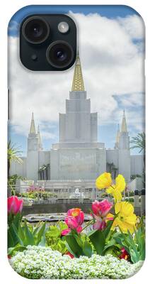 Oakland California Temple iPhone Cases