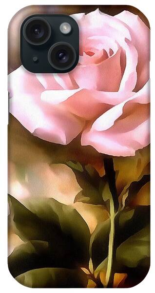  Painting - Pink Paper Rose In Acrylic by Catherine Lott