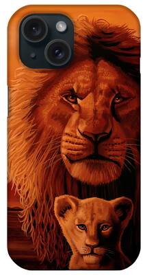 Cartoon Lion iPhone Cases