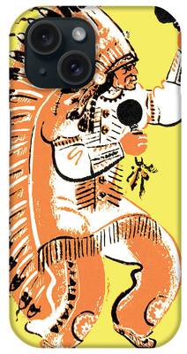 Indian Dance Drawings iPhone Cases