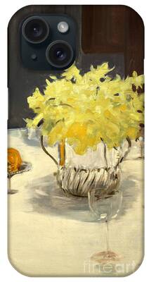 Still Life With Daffodils iPhone Cases