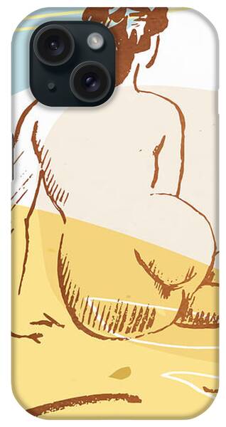 Pastels Drawings iPhone Cases