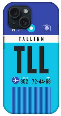 Tallinn Airport Digital Art iPhone Cases