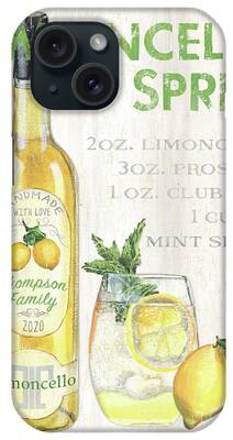 Prosecco Paintings iPhone Cases