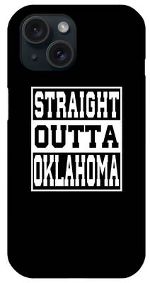 Oklahoma University Digital Art iPhone Cases