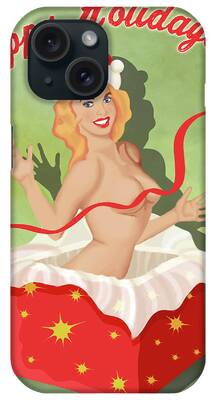 Pin-up Model iPhone Cases