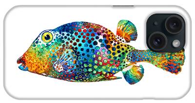 Puffer Paintings iPhone Cases