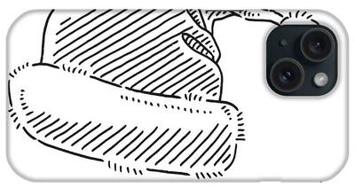 Toque Drawings iPhone Cases