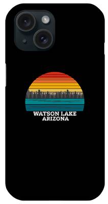 Watson Lake Drawings iPhone Cases