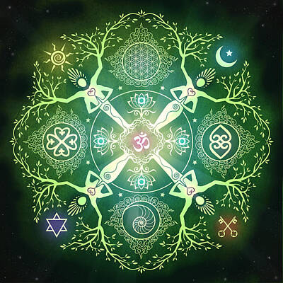 Pagan Mandala Posters