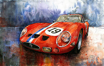 Ferrari Gto Classic Car Posters