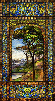 Design for quatrefoil window Poster Print by Louis Comfort Tiffany  (American New York 1848 “1933 New York) (18 x 24) - Item # MET17205 -  Posterazzi